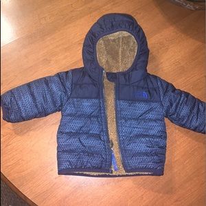 North Face Sherpa Reversible Coat 3-6months